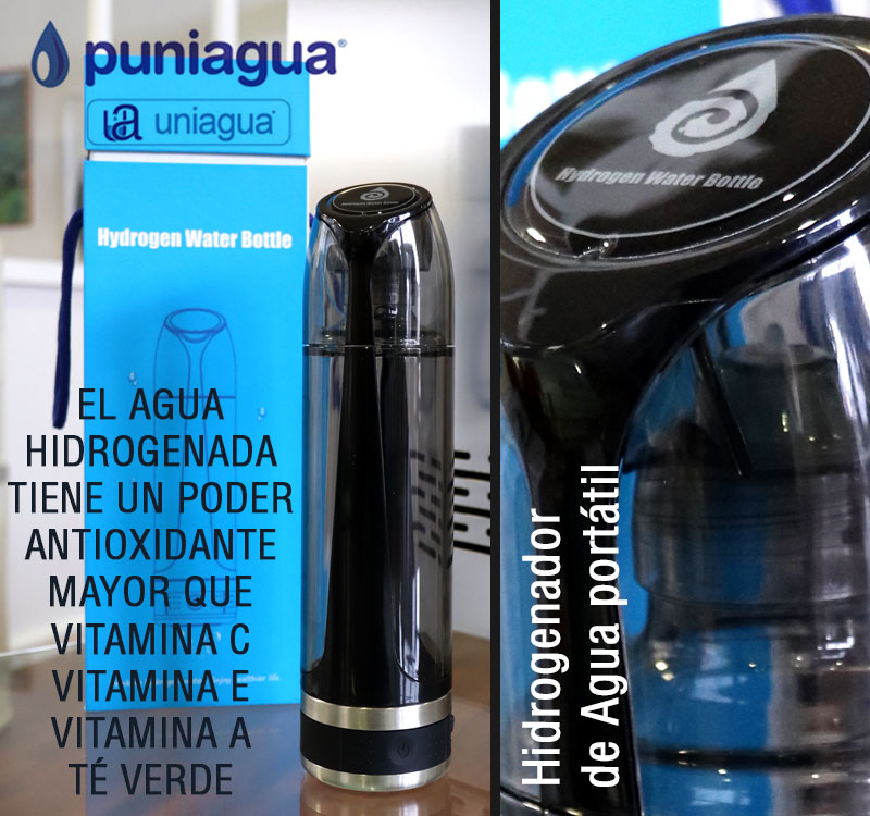 Hidrogenador de agua portátil - Puniagua